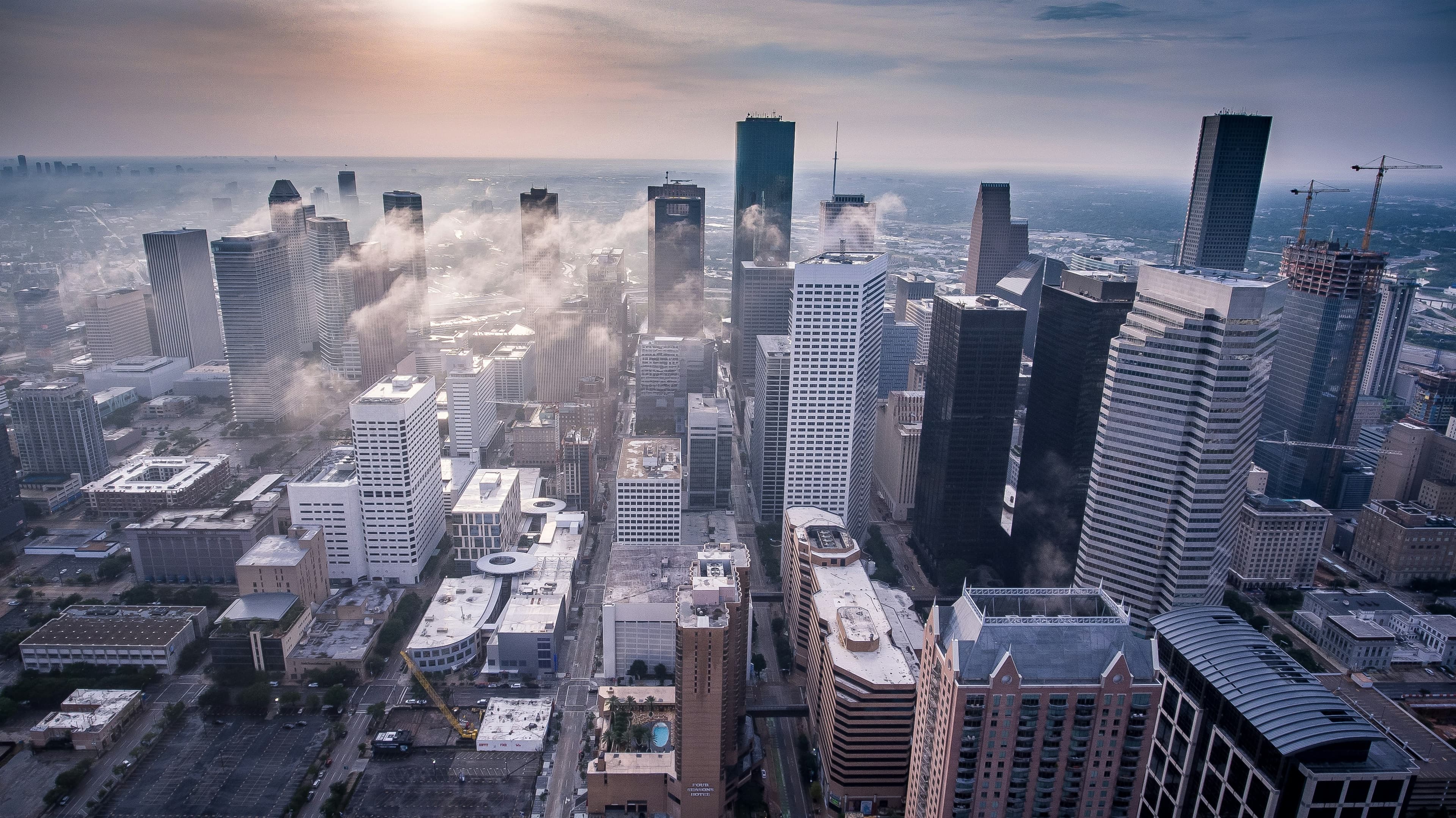Houston city background