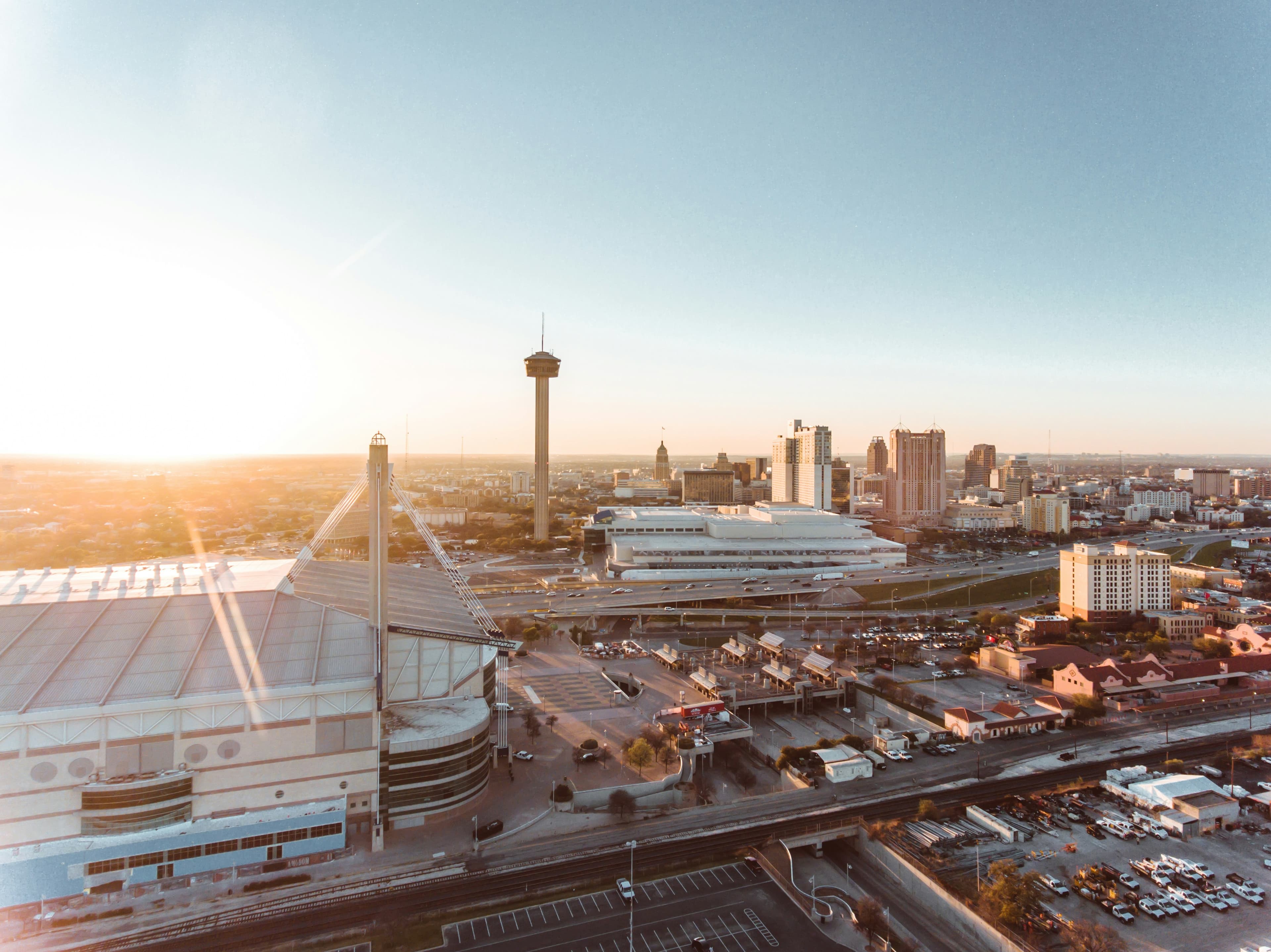 San Antonio city background